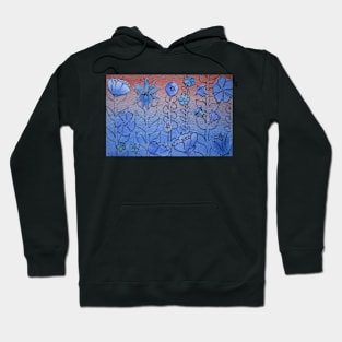 Floral Watercolour Collage 4 Hoodie